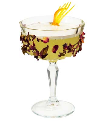 foto di un cocktail con clementine calabro