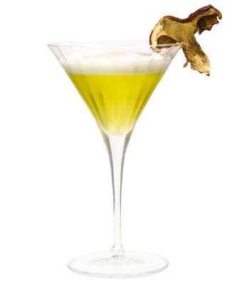 foto di un cocktail con il porcino calabro